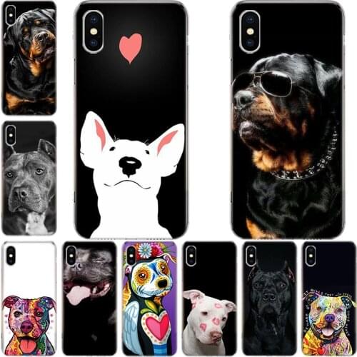 Pit Bull Lovely Pet Dog Pitbull Phone Case For Iphone 12 Mini 11 Pro XS Max XR X 8 7 6 6S Plus SE 2020 5 5S SE Cover Shell Coque