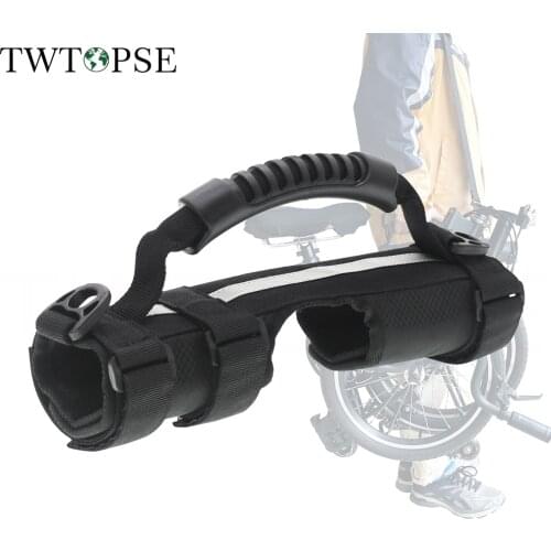 TWTOPSE Bike Frame Handle Carrier For Brompton Folding Bike Bicycle Durable Shoulder Carry Strap Belt 3SIXTY Electric Scooter