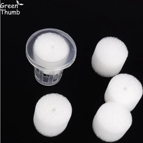 150pcs 25mm* 20mm Garden Hydroponic Sponge Soilless Cultivation Vegetable Seedling Sponge Agricultural Hydroponic Basket Sponge
