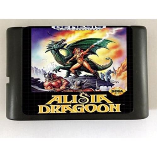Alisia Dragoon 16 bit MD Game Card For Sega Mega Drive For SEGA Genesis