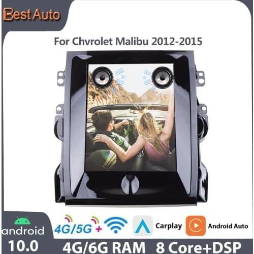 Best Auto Android 10.0 Multimedia Video player 9“ Inches GPS Navigation Automatic Car Radio For Chevrolet Malibu 2012-2015