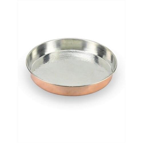 Morya Copper Oven Casserole Dish With Lid Kunefe Fish Tray Pie Bakeware Gadgets Kitchen Utensils Cookie Brownie Pan 24 cm