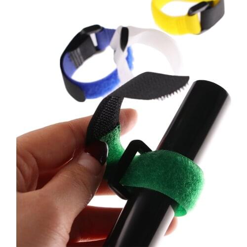 10 Cable Ties Reusable Fastening Wire Nylon Cable Ties Organizer Zip Ties Velcros Nylon Strap Cord Rope Holder