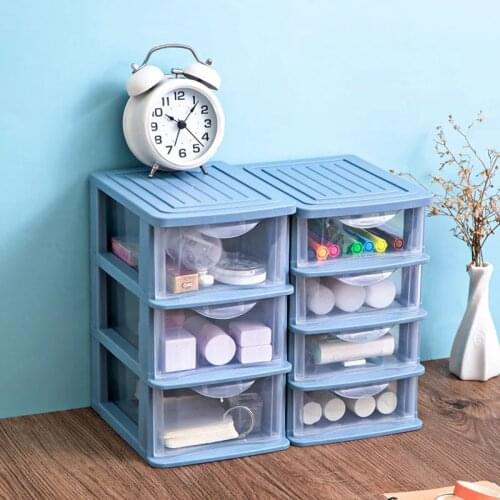 Desktop multi-layer drawer storage box, multifunctional sundries, stationery, cosmetics storage rack, lipstick, jewelry finishin