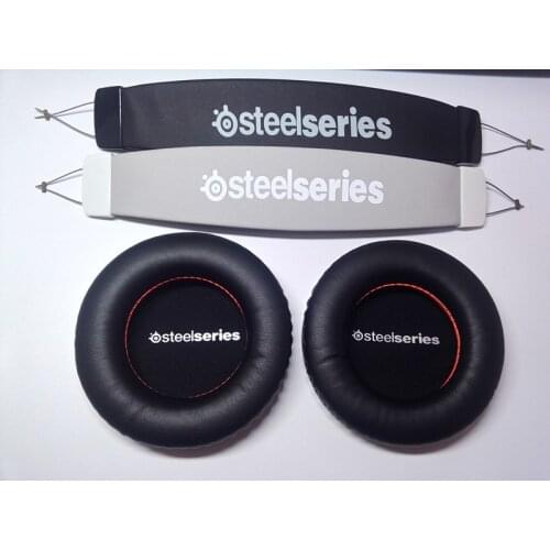 Audio Headband Cushion Head band Pads + Ear pad For SteelSeries Siberia V1 V2 V3 Prism Gaming Headphones Headsets