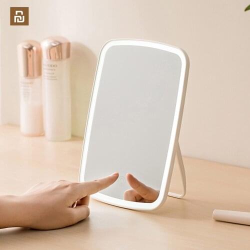 Original Xiaomi Youpin judy Led Light Makeup Mirror portable LED Face Mirror Adjustable Touch Dimmer USB Led Vanity Mirror