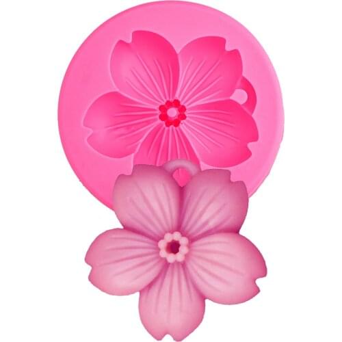 Flower shape silicone molds for 3D crafts cake decorating tools fondant chocolate Resin Clay Soap Mold F1291