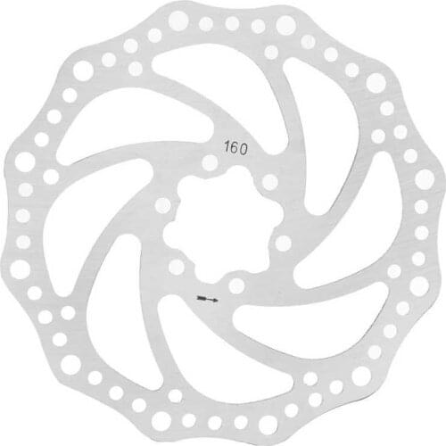 160mm Electric Scooter Brake Disc Rotor Pad 34/37mm Inner Diameter Stainless Steel E-Scooter Brake Disc