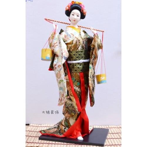 55CM JAPANESE GEISHA DOLL KIGINU KABUKI JAPANESE GIRL ORNAMENTS STORE DECOR INDUSTRY COLUMN