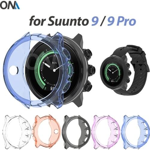 Protective case for Suunto 9 Baro High Quality TPU cover slim SmartWatch bumper shell for Suunto 9 Spartan Sport Wrist Hr Baro
