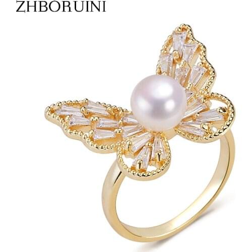 Кольца с бриллиантами ZHBORUINI China At AliExpress