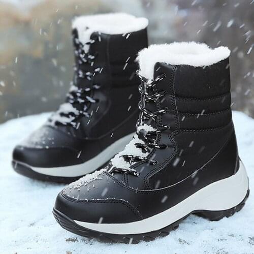 Women Ankle Boots Warm Winter Shoes Woman Punk Boots Womens Winter Shoes Warm Fur Boots Female Bottine Femme Footwear Chaussure