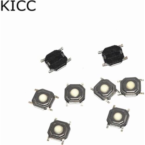 100pcs Touch micro switch Plastic 4*4*1.7MM 4X4X1.7MM SMD4