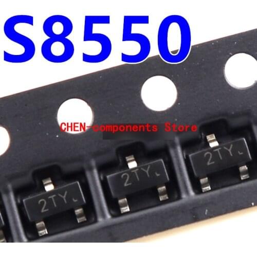 100pcs S8550 SMD triode 2TY SOT-23