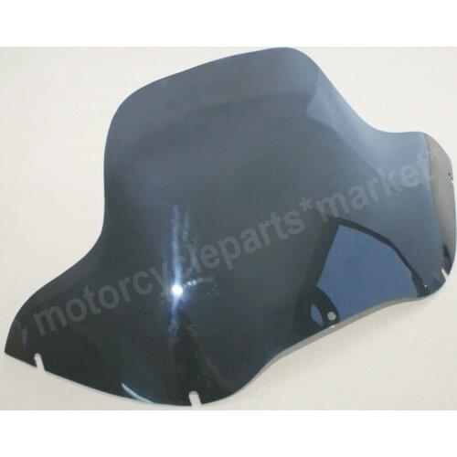 14" Motorcycle Smoke Light Wave Windshield Windscreen Screen Fairing For Harley 1998-2013 Road Glide FLTR FLTRX