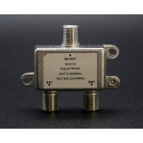 2 Ways Satellite Splitter for ANT SAT VHF UHF Signal mixer digital satellite TV CATV DVB Switch Combiners diplexers Cable