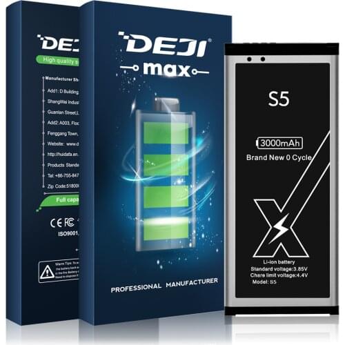 DEJIMAX Batterie For Samsung S4 S4MINI Replacement Bateria Fresh Battery Galaxy S5 S5MINI EB-BG900BBC