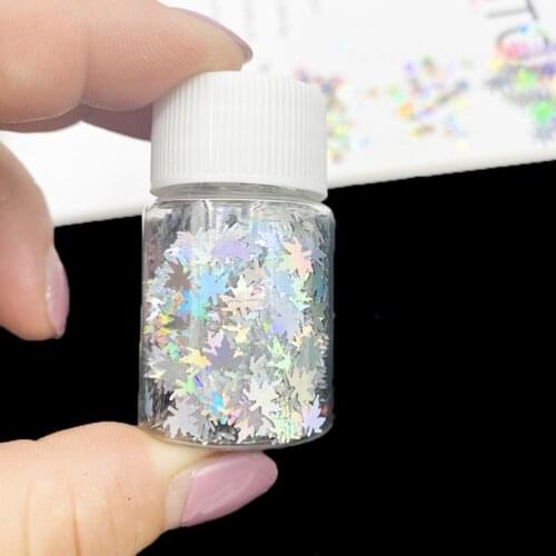 Maple Leaf Shape Nail Sequins Thin Ins Explosion Type Snowflake Sequins