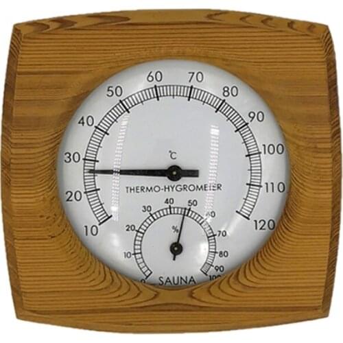 Hot Sauna Hygrothermograph Thermometer Hygrometer Sauna Room Accessory for House Offices Workshops Schools Market Warehouses