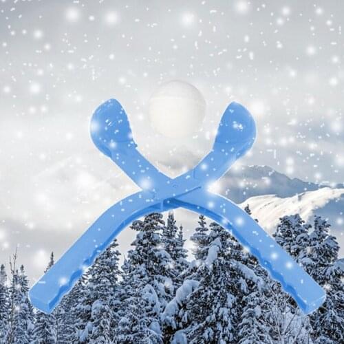 1Pc Winter Snowball Maker Sand Mold Tool Snowball Fight Snow Ball Scoop Maker Clip Outdoor Sports Toys Random Color