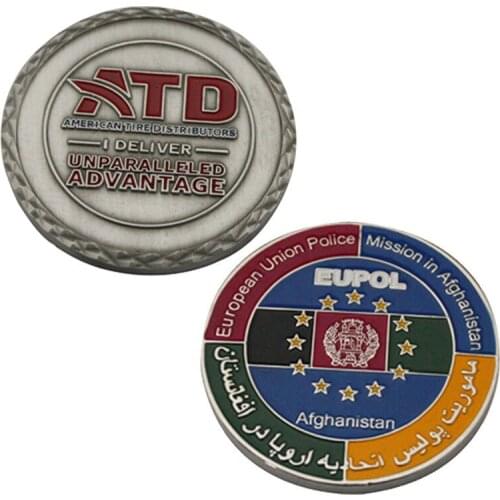 Chinese manufacturers custom double-sided coins new paint souvenir coin