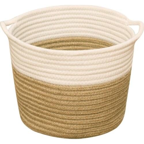 Cotton and Linen Clothes Storage Basket Nordic Ins Style Household Toys Sundries Storage Bin and Baskets