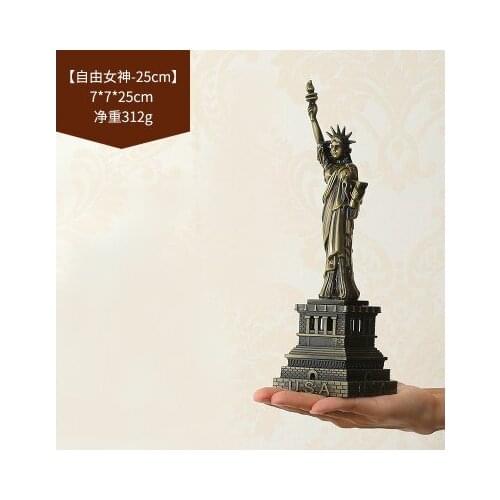 Modern minimalist metal decoration tower Nordic home accessories living room European retro entrance decoration