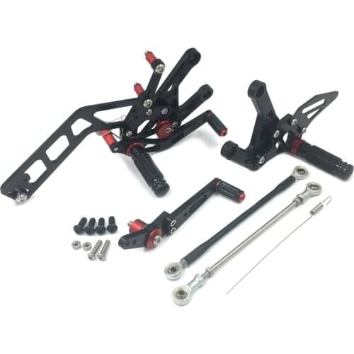 Motorcycle Adjustable Rearset Rear Set Foot rests Foot pegs for Yamaha MT-10 FZ-10 2016-2017