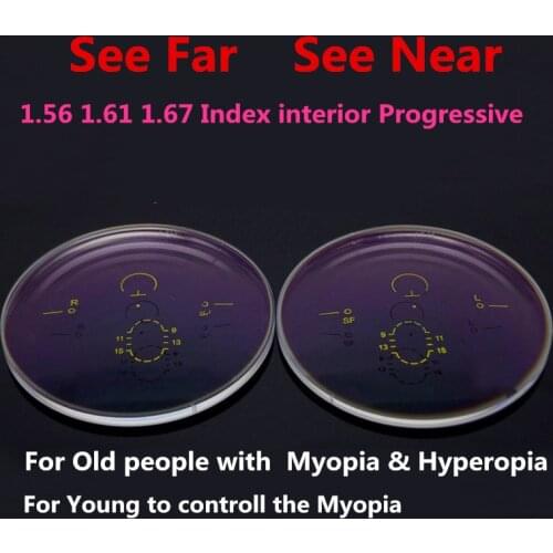1.56 1.61 1.67 index Within Progressive Lenses Multifocal Lenses Anti Fatigue UV Anti Reflective Myopia and Reading