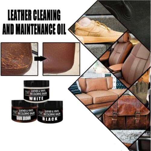 Leather Repair Paste Car Seat Home Leather Complementary Repair Color Repair Refurbishing Cream Paste Leather Cleaner