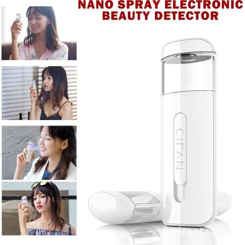 Portable Hydrogen Water Facial Nano Mist Face Mist Sprayer Max up to 800 ppb Anti-aging Moisturizing Rechargeable Skin Care Tool