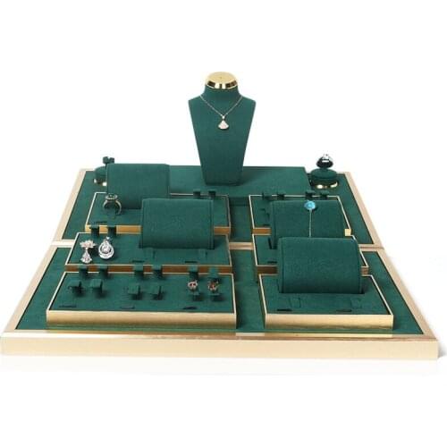 Jewelry display props set ring necklace bracelet jewelry display shelf jade jade counter display set