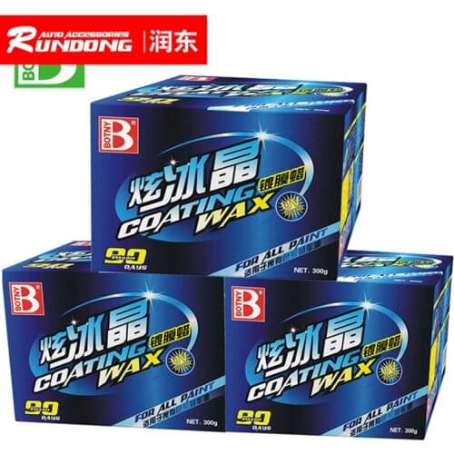 Repair of scratches in automobile wax coated wax by Baozili B-1879 dazzling ice crystal coated
