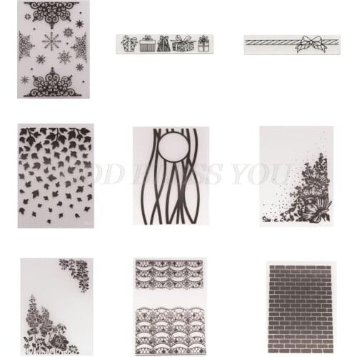 Various Patterns Embossing Folder Stencil Template DIY Scrapbook Album Card Making Craft Decoration Drop Shipping