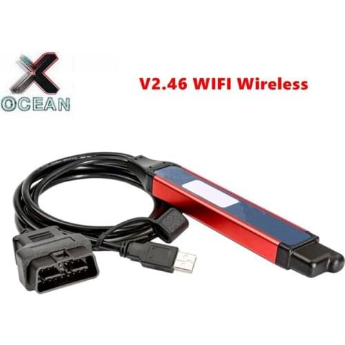 Best quality VCI3 V2.46 Heavy Duty Scanner VCI 3 USB/Wifi Wireless truck Diagnostic tool VCI-3 B version SDP3 2.46 OBD2 connecto