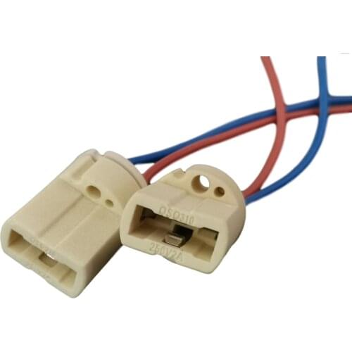 High quality 200mm G9 Lamp Base 250V 2A Ceramic Socket G9 Type Halogen Lamp Holder