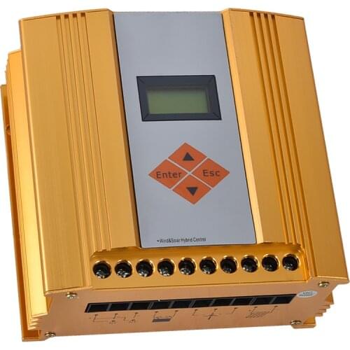 High-quality 12V/24V MPPT 600W Charging Controller High-end Type LCD Display Wind And Solar Hybrid Power Controller SSWC061224TA