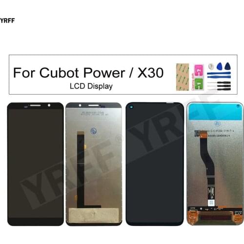 For Cubot X30 LCD Screens For Cubot Power LCD Display Touch Screen Digitizer Assembly Glass Panel Sensor Phone Repair Sets
