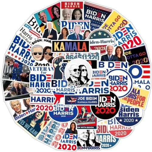 10/50PCS biden harris Stickers DIY Snowboard Laptop Luggage Fridge Guitar Graffiti Waterproof Classic Kid Toy Stickers