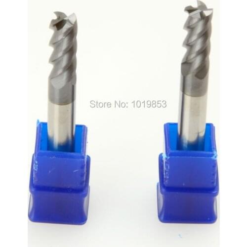 5pcs CGS-250 6X6X50L HRC50 SOLID tungsten carbide end mill Hartmetall-Schaftfraser for stainless steel 304 316