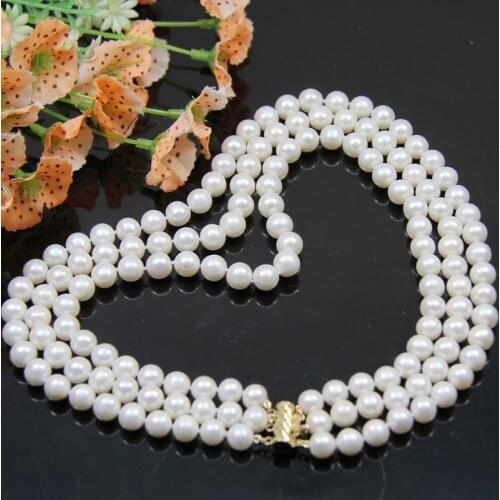 AAA 7-8mm fashion White Pink AKOYA Round Freshwater Cultured Pearl pendant Necklace set