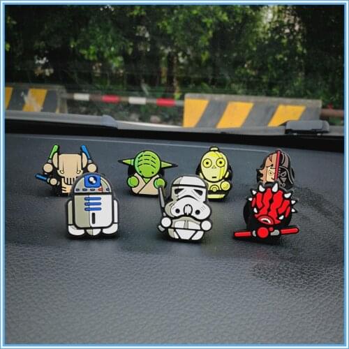MR TEA 7pcs/Set Car Air Freshener Perfume Clips Cute For Air outlet Air vent decorate Toys Accessories Auto Interior