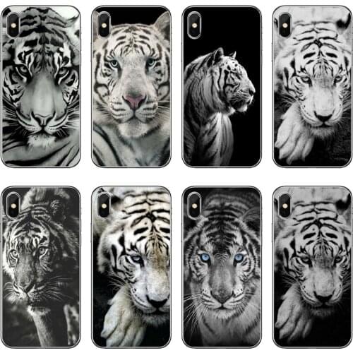 White Bengal Tiger For Xiaomi Mi 9 8 SE Pro A1 A2 Lite 6 6X 5 5s 5x note mix 2s max 2 3 Transparent cover case