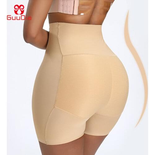 GUUDIA Seamless Booty Push Up Padded Panties Hip Butt Lifter Hip Enhancer Shorts Women Shapers Short Fake Booty Lift Underwear