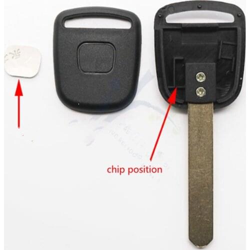 DAKATU Blank Transponder Key Shell For HONDA 2.4 CR-V XR-V Accord Fit City Jade Car Key Case Cover