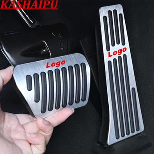 Hot Sale Car Foot Gas Brake Pedal Cover W/Logo Kit Fits For Bmw IIIM 1 2 3 4 5 6 7 I M3 M5 Z3 Z4 X3 X5 X6 Series Refit Pedals
