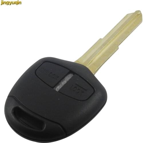 Jingyuqin 2/3 Button Remote Key Shell for Mitsubishi Lancer Grandis Evolution Outlander Key Case Fob Cover With Right/Left Blade