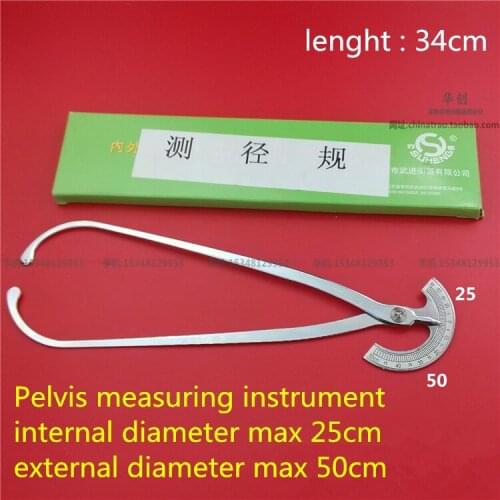 Medical orthopedic instrument Pelvis measuring instrument internal diameter 25cm external diameter 50cm Pelvis measure Ruler