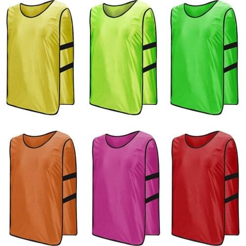 Onedoyee 5pcs Team Football Soccer Training Vest Adults Men Women Pinnies Jerseys Scrimmage Vest Basketball Training Sports Vest