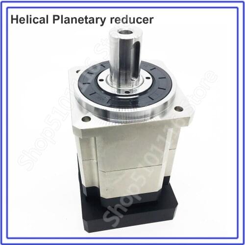 100:1 Planetary Gearbox Helical Gear 5 Arcmin Reducer 6000rpm 22mm Input for NEMA52 120mm 130mm 1KW - 3KW AC Servo Motor CNC